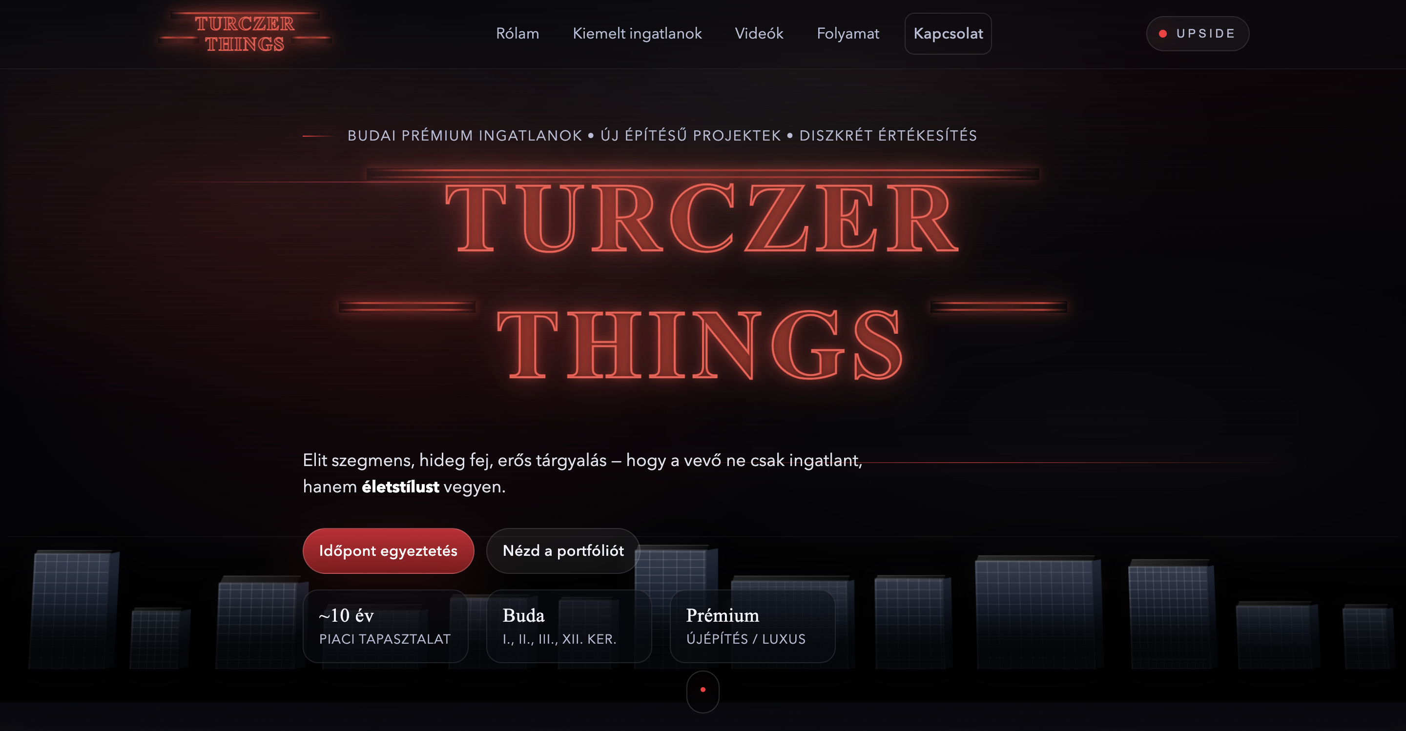 Turczer Things website preview